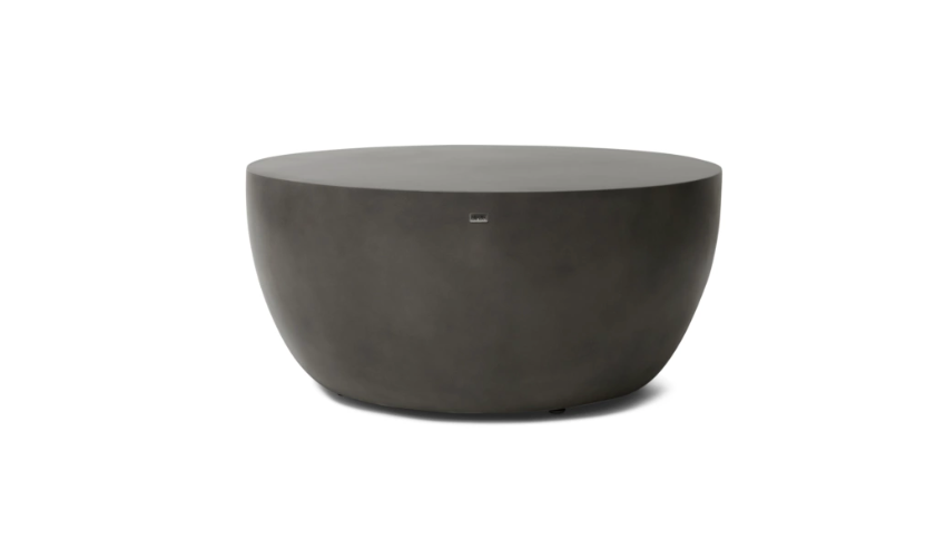Tapered Circle Concrete Coffee Table
