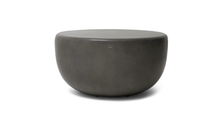 Soft Edge Circular Concrete Table