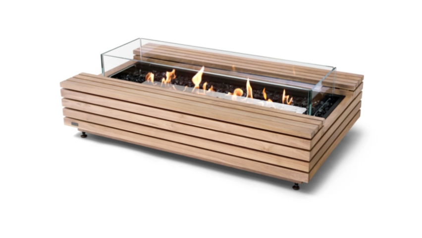 Cosmo Teak Fire Table