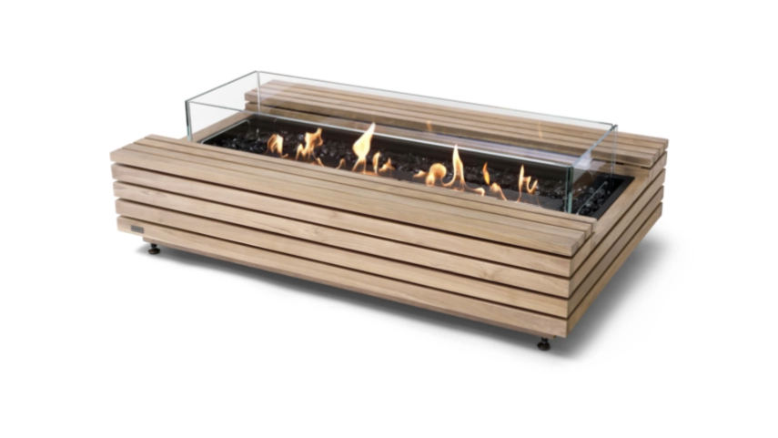 Cosmo Teak Fire Table