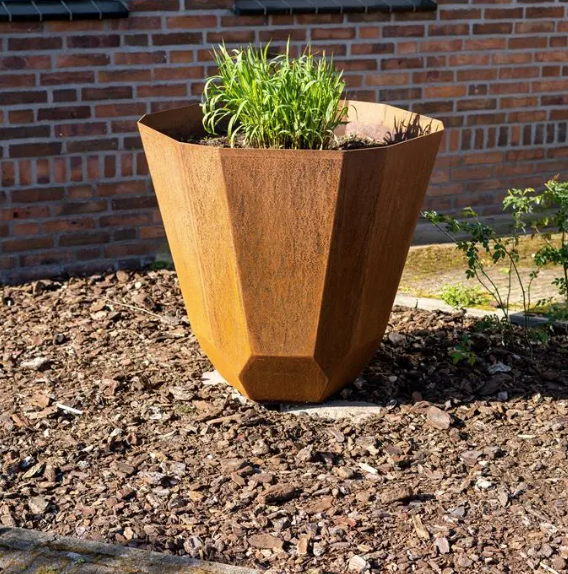 Rust Planter Multisided