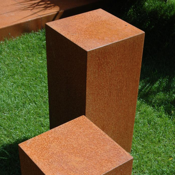 Plinth Pedestal Corten